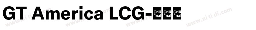 GT America LCG字体转换